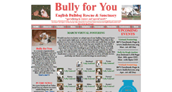 Desktop Screenshot of bullyforyou.org